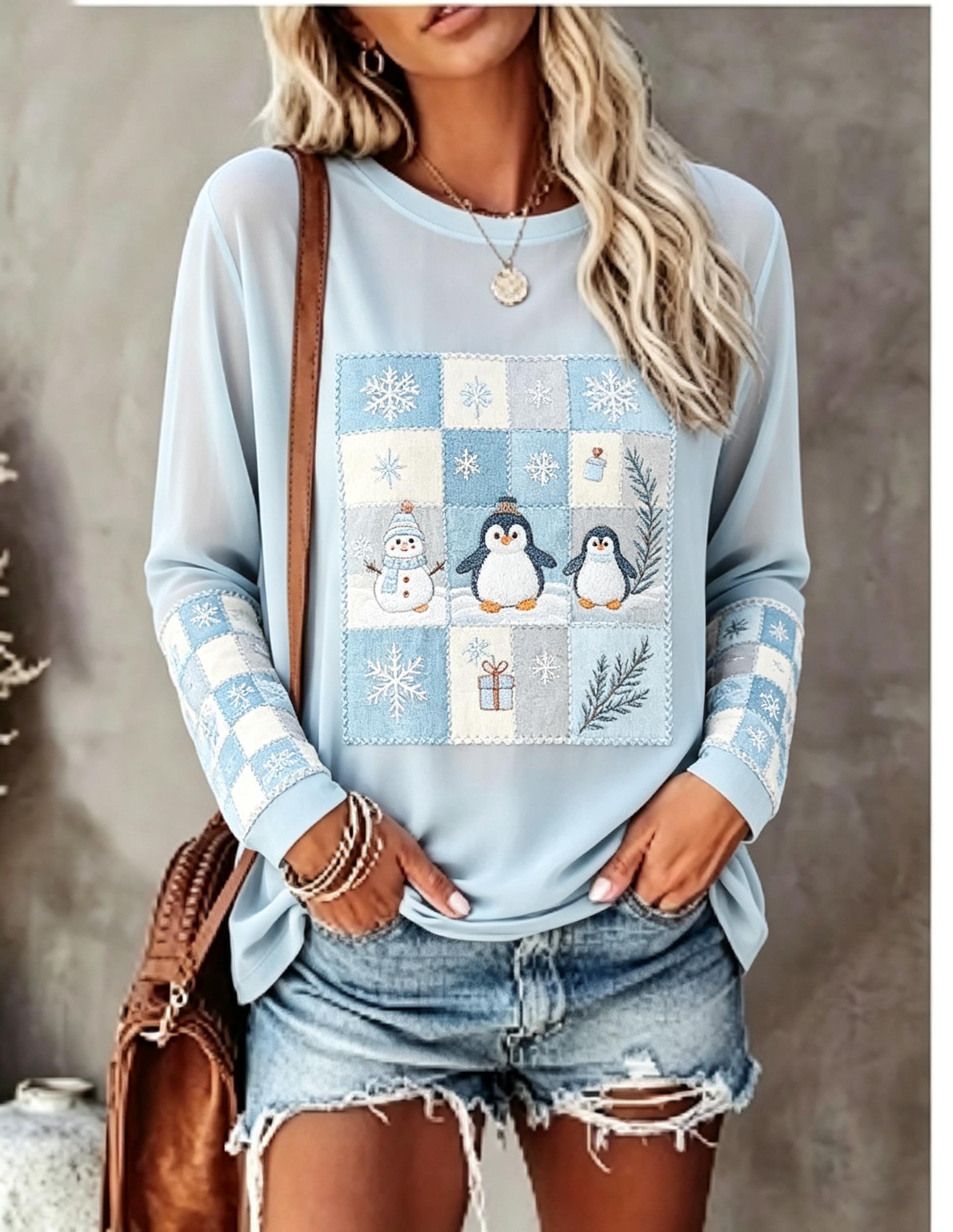 T-Shirts - Женская футболка с длинными рукавами, с