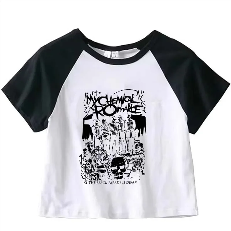 Укороченный топ с графическим  – обзор и цена T-Shirts
