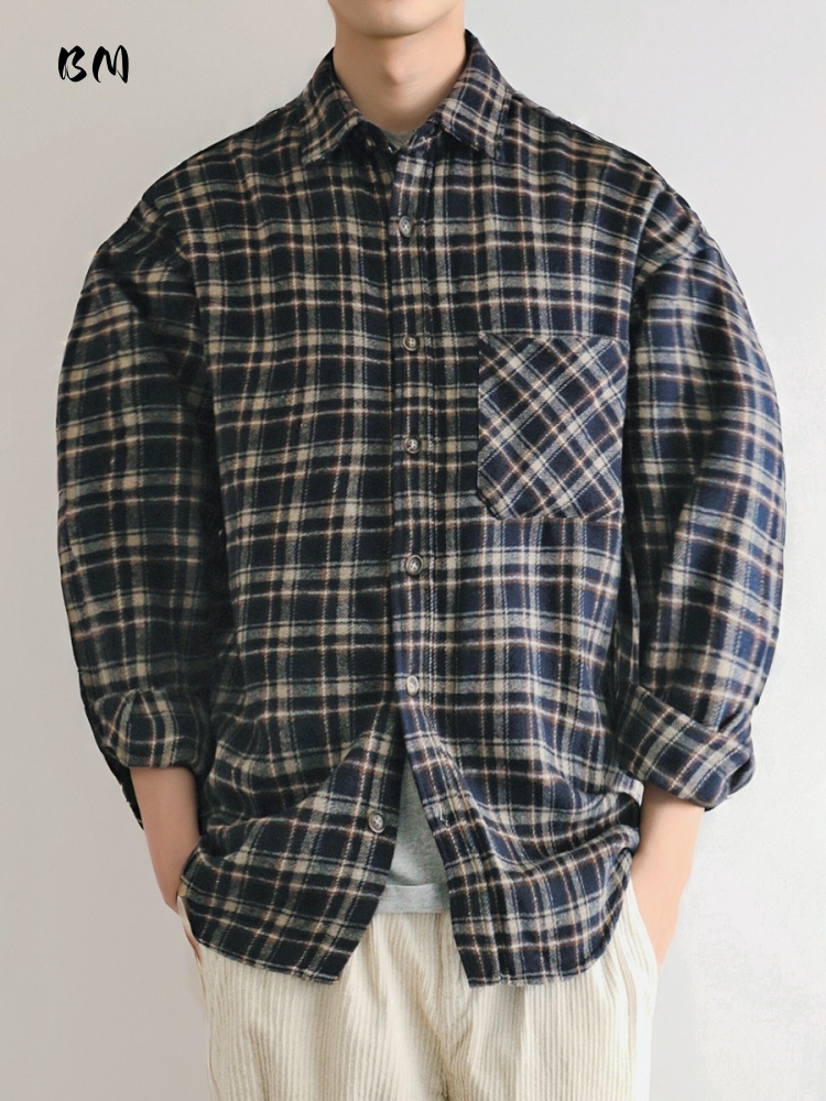 ‌ Японская винтажная тяжелая ф – обзор и цена Flannel Plaid Shirt Heavy Weight