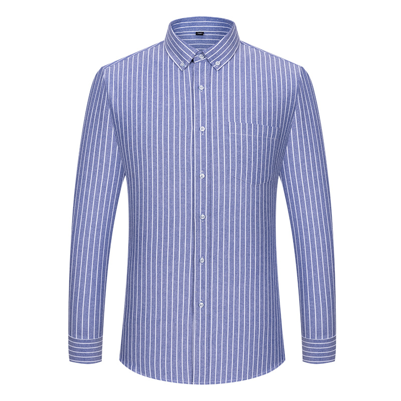 100% хлопок, дышащая мужская о – обзор и цена Oxford Cotton Casual Shirt Business