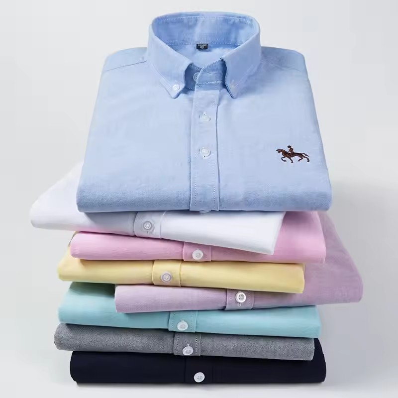 Мужские рубашки-оксфорды из 10 – обзор и цена Oxford Cotton Casual Shirt Business