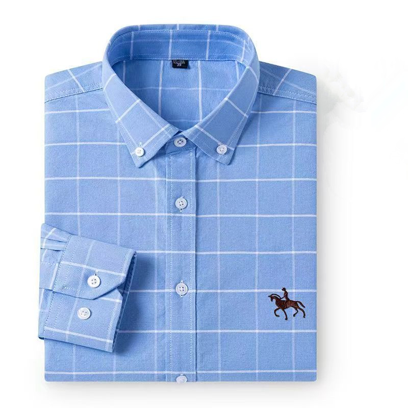 Мужские рубашки-оксфорды из 10 – обзор и цена Oxford Cotton Casual Shirt Business